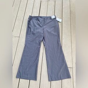 NWT N.Y. & Co. - Woman’s (city stretch luxe) high rise gray flare trouse…